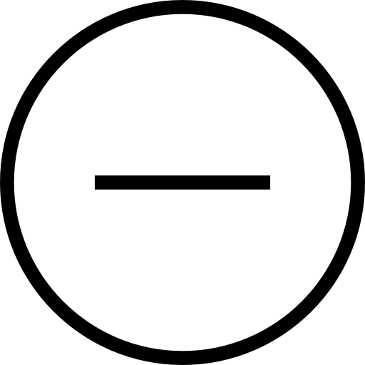マイナスボタン  icon