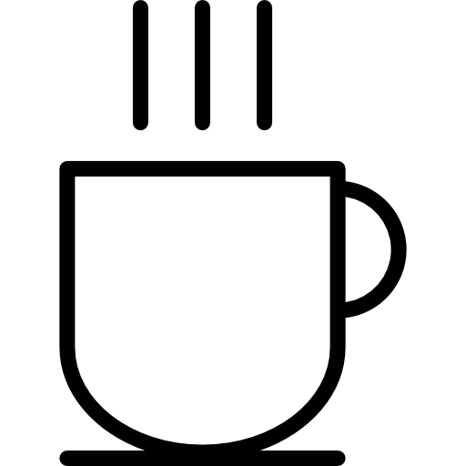 Hot coffee mug  icon