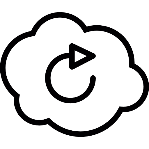 cloud verfrissing symbool  icoon