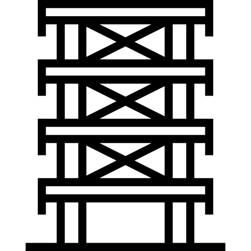 elektrownia Detailed Straight Lineal ikona