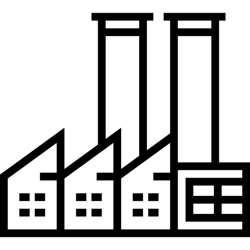 fabryka Detailed Straight Lineal ikona