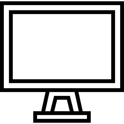 컴퓨터 Detailed Straight Lineal icon