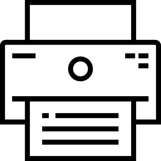 プリンター Detailed Straight Lineal icon