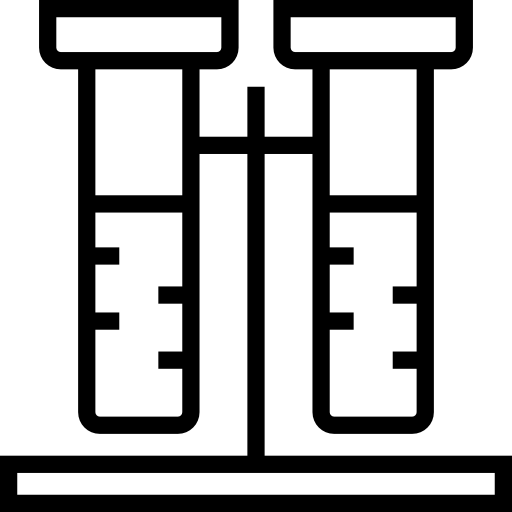 시험관 Detailed Straight Lineal icon