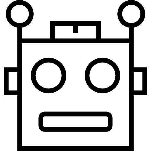 로봇 Detailed Straight Lineal icon
