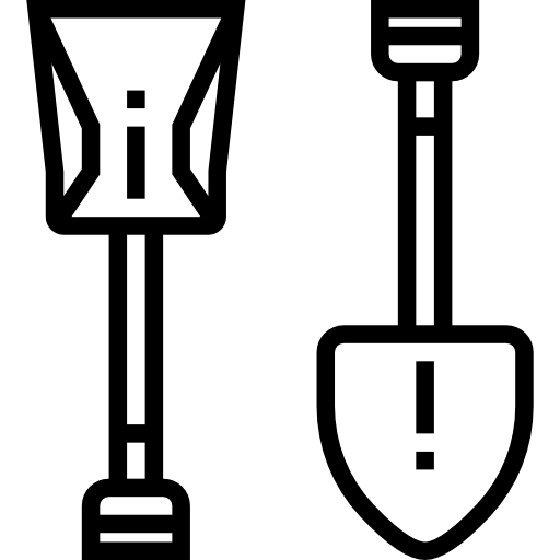 Shovel Meticulous Line icon