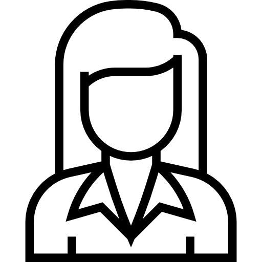 mujer de negocios Meticulous Line icono