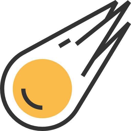 cometa Meticulous Yellow shadow icono