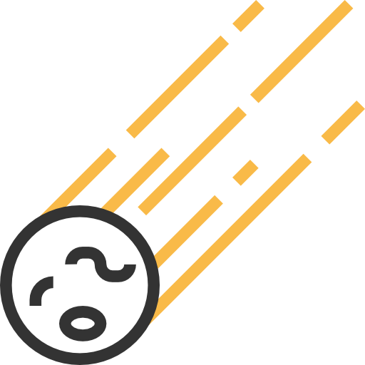meteor Meticulous Yellow shadow ikona