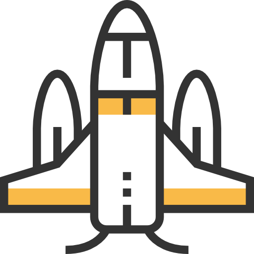transbordador espacial Meticulous Yellow shadow icono