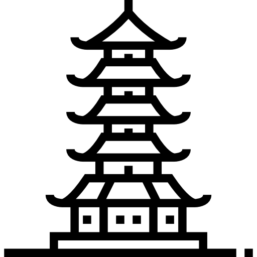 pagoda Meticulous Line icono