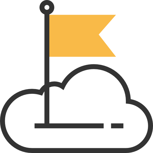 cloud computing Meticulous Yellow shadow icoon