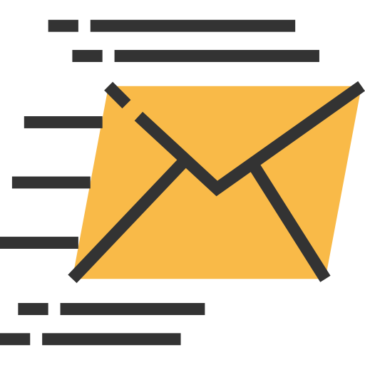 correo electrónico Meticulous Yellow shadow icono