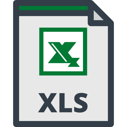 xls Special Lineal color icon