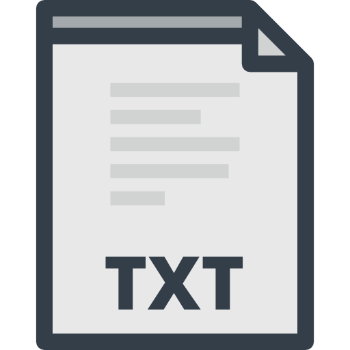 txt Special Lineal color icon