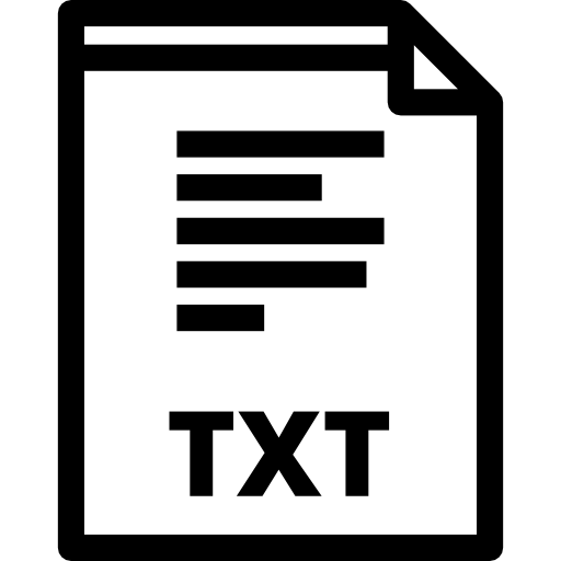 txt Special Lineal icon
