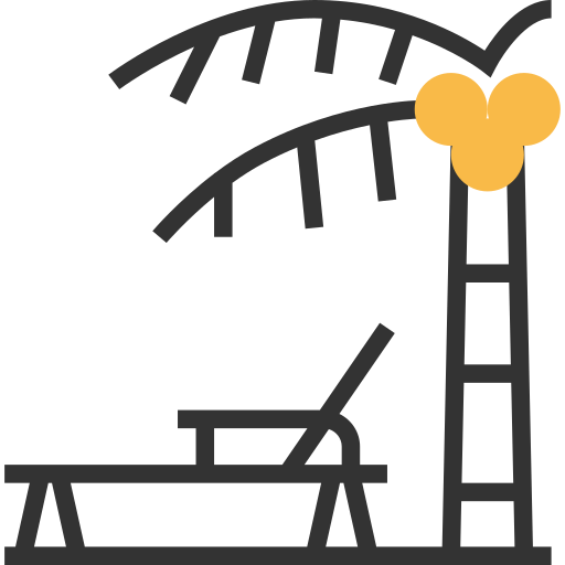 ビーチ Meticulous Yellow shadow icon