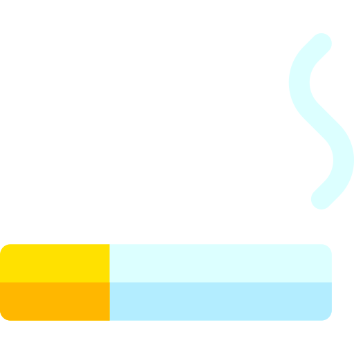 cigarette Basic Rounded Flat Icône