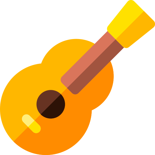 Guitarra acústica Basic Rounded Flat icono