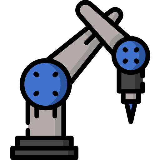 Промышленный робот Special Lineal color иконка