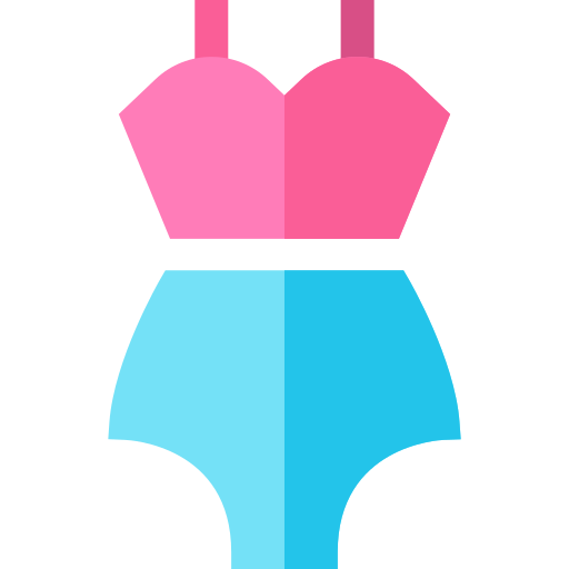 Swimsuit Basic Straight Flat Ícone
