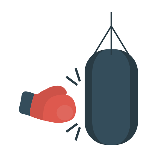 Boxing Dinosoft Flat icon