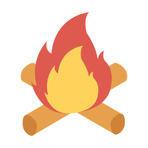 Campfire Dinosoft Flat icon