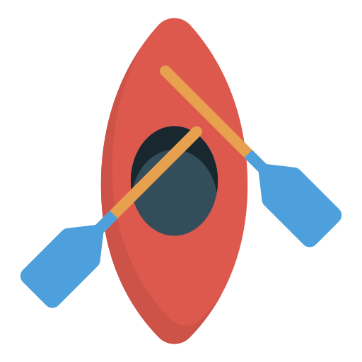 Canoe Dinosoft Flat icon