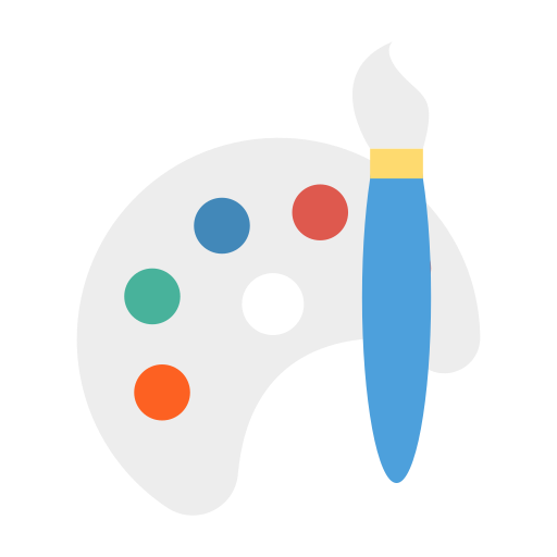 カラーパレット Dinosoft Flat icon