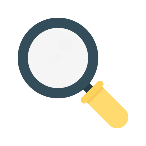 Magnifying glass Dinosoft Flat icon