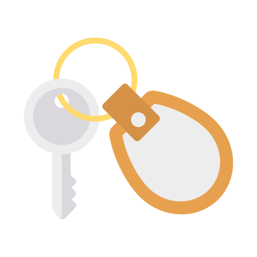 Key chain Dinosoft Flat icon