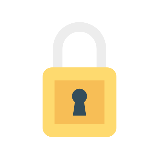 Lock Dinosoft Flat icon