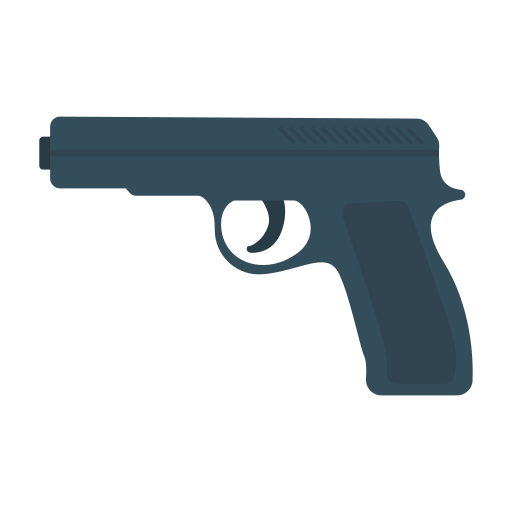 Pistol Dinosoft Flat icon
