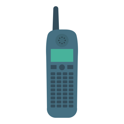 walkie-talkie Dinosoft Flat icoon