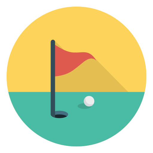 golf Dinosoft Circular ikona