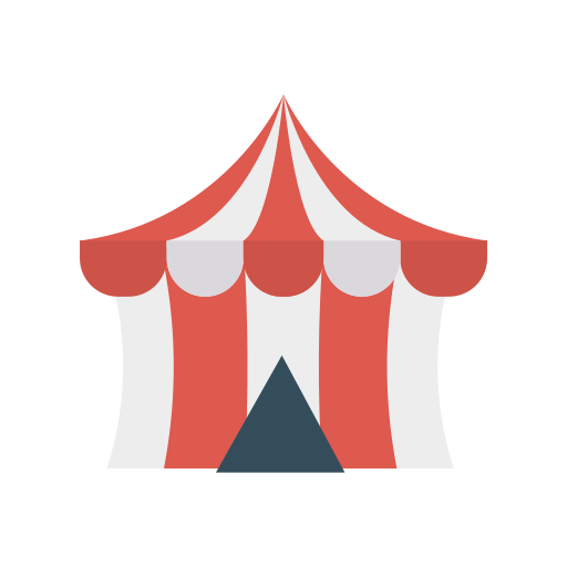 텐트 Dinosoft Flat icon