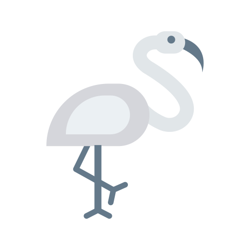 Flamingo Dinosoft Flat icon