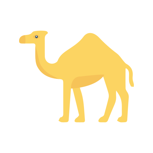 kameel Dinosoft Flat icoon