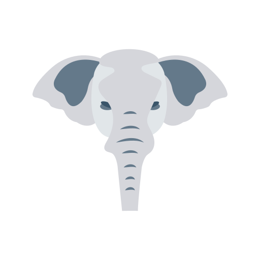 Elefante Dinosoft Flat icono