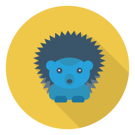 Hedgehog Dinosoft Circular icon