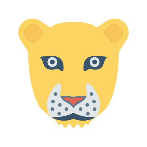 Leopard Dinosoft Flat icon