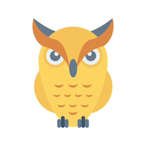 Owl Dinosoft Flat icon