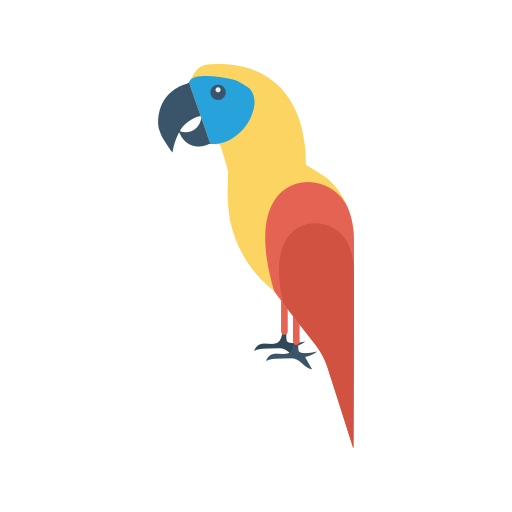 Parrot Dinosoft Flat icon