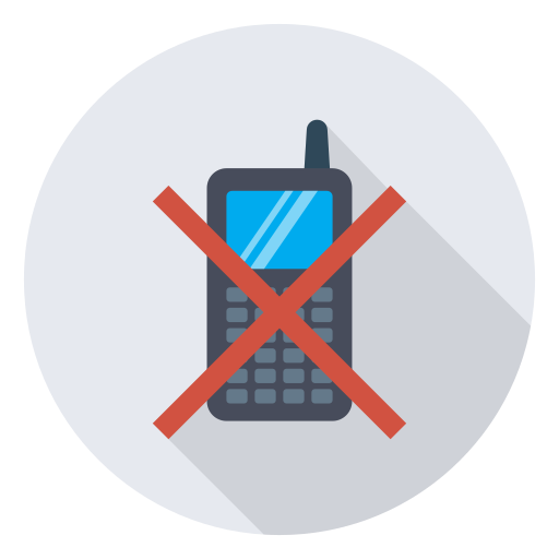 No phone Dinosoft Circular icon