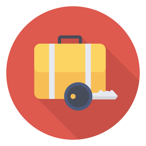 Luggage Dinosoft Circular icon