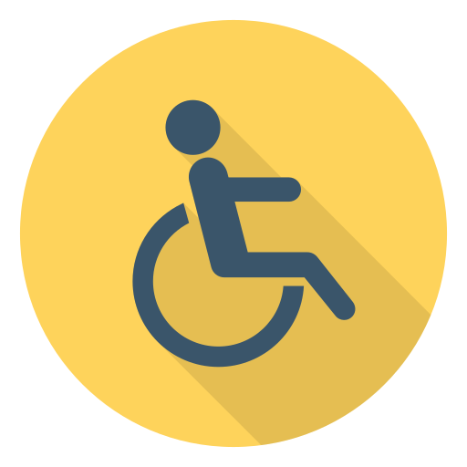 Discapacidad Dinosoft Circular icono