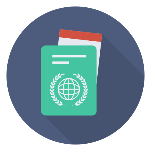 パスポート Dinosoft Circular icon