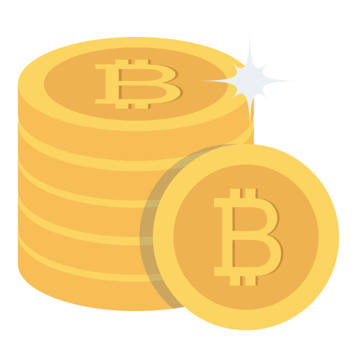 Bitcoin Dinosoft Flat icono