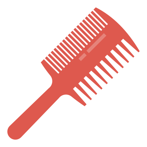 Hair brush Dinosoft Flat icon