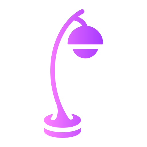 lámpara Generic gradient fill icono